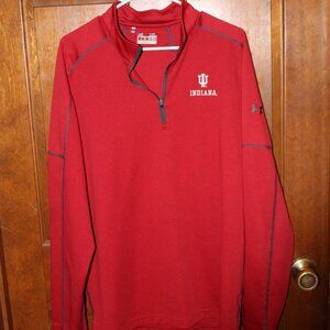 INDIANA HOOSIERS 1/4 ZIP SIZE XL UNDER ARMOUR